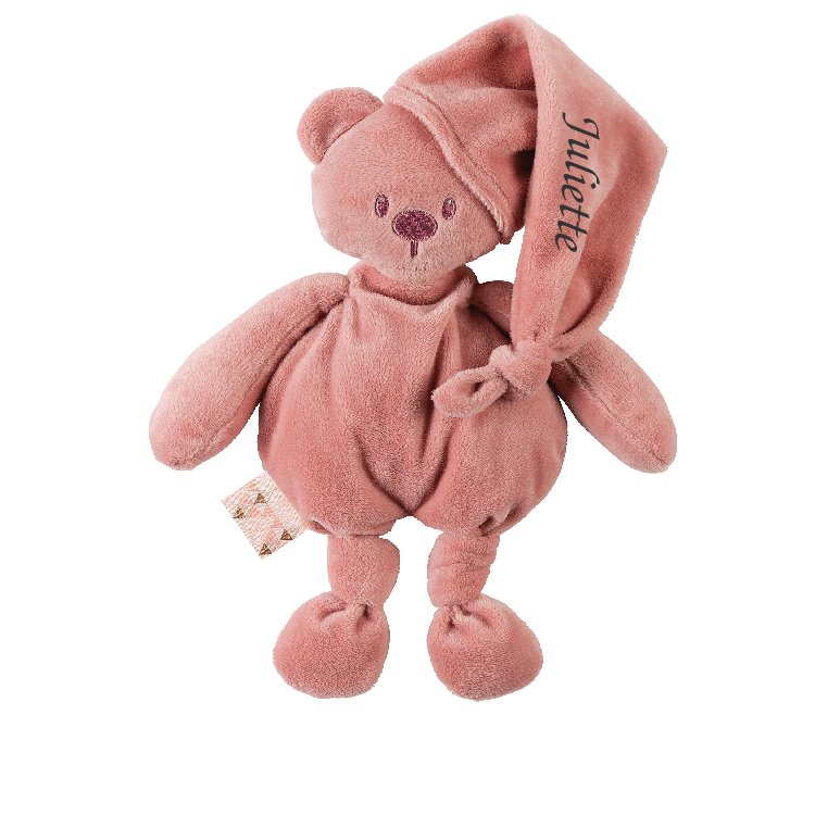  lapidou plush old pink bear 30 cm 